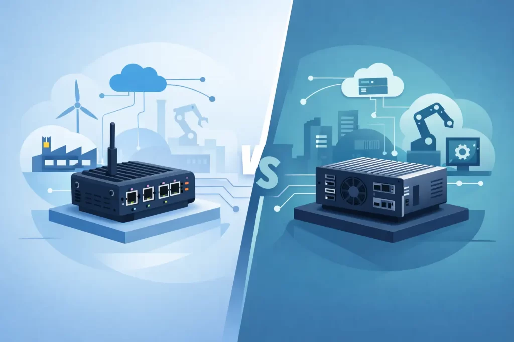 Edge Controllers vs Industrial PCs Compared